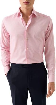 Eton Slim Fit Pink Cotton Dress Shirt at Nordstrom Rack, Size 15