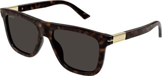 Gucci GG1502S 002 Mens Sunglasses Tortoiseshell Size 54 - Free RX Lenses - Free RX Lenses