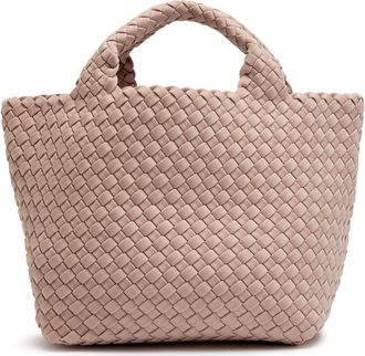 Naghedi St Barths Small Woven top Handle - Light Pink - One Size