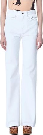 Chloé Dames, Jeans, Wit, Maat: XS Denim