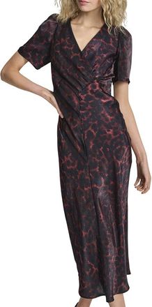 DKNY Dkny Cheetah Midi Dress