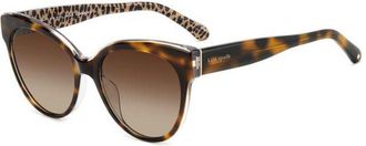 Kate Spade New York Aubriella/G/S Asian Fit 2VM/LA Womens Sunglasses Tortoiseshell Size 55