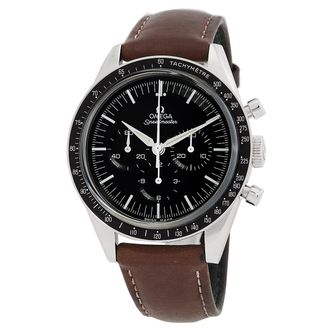 Omega Pre-owned Omega Speedmaster Moonwatch Chronograph Hand Wind Black Dial Mens Watch OM31132403001001
