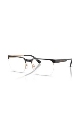 Michael Kors 58mm Rectangle optical glasses in Black at Nordstrom