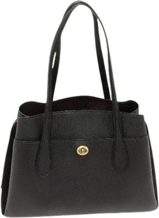 Coach Pre-owned Laura Carryall Leather Tote Bag - - Pre-owned - Donna - Nero - ONE SIZE