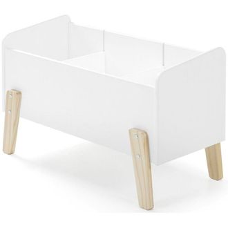 Les Tendances Caja Para Juguetes Kiddy Madera Blanco Vipack