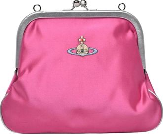Vivienne Westwood Tassen, Dames, Roze, ONE Size, Tracolla in Satin