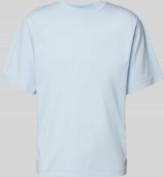 Tiger Of Sweden T-Shirt mit geripptem Rundhalsausschnitt Modell LOGRA in Hellblau, Gr&ouml;&szlig;e L