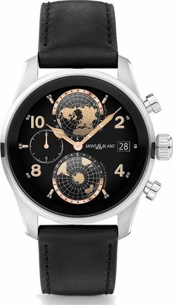 Montblanc Summit Chronograph Quartz Analog-Digital Black Dial Mens Watch 129268