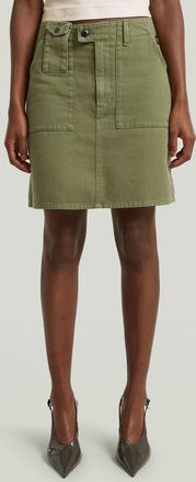 G-Star Short Cargorok - Groen - Dames