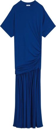 Ferragamo Lange Damesjurk Elegante Stijl - Dames - Maxi kleedjes - Blauw - XS - Kleedjes