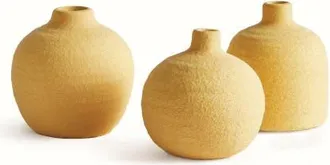 Napa Home & Garden Jordan Bud Vases Set Of 3 in Yellow at Nordstrom