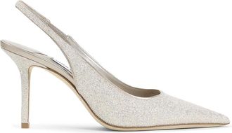 Jimmy Choo London Love85 Caviar Glitter Pumps