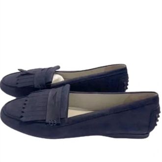 Amalfi By Rangoni Womens Dannola Kiltie Penny Loafer In Navy