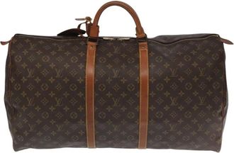 Louis Vuitton Pre-owned Weekend Bags, female, Brown, Size: ONE SIZE Pre-owned Keepall Travel Bag