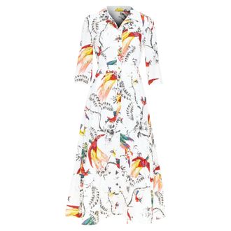 Erdem Erdem Kasia poplin paisley shirt dress