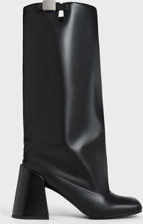 Charles & Keith Robbie Platform Knee-High Boots