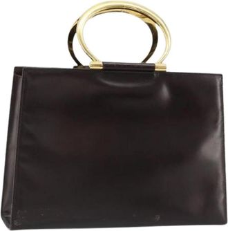 Celine Pre-owned Vintage Hand Bag - Dames - Vintage Handtas - Bruin - ONE Size - Leer - Vintage