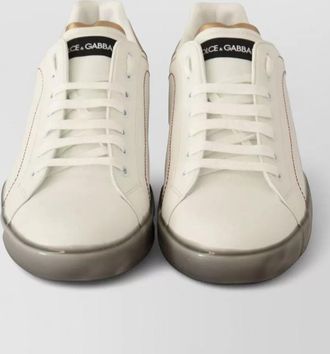 Dolce & Gabbana leather low-top sneakers