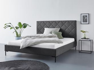 HOME AFFAIRE Polsterbett »Charlott« Modernes Polsterbett mit oder ohne Lattenrost