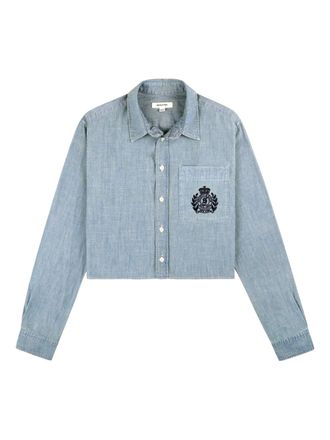 Sporty & Rich H&W Crest shirt - Blue