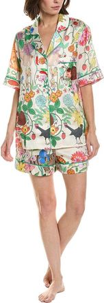 Karen Mabon 2pc Print Pajama Set