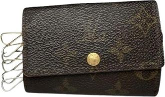Louis Vuitton Pre-owned Accessories, female, Brown, Size: ONE SIZE Pre-owned Leather Key-holder
