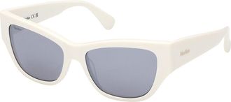 Max Mara MM0041 21C Womens Sunglasses White Size 56