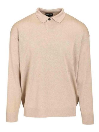 Giorgio Armani Long-Sleeved Polo Shirt