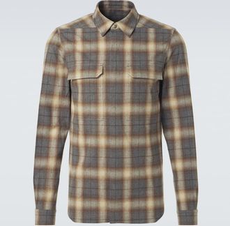 Rick Owens Camicia in cotone a quadri