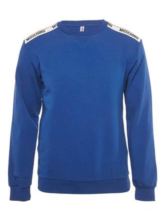 Moschino logo-detail sweatshirt - Blue