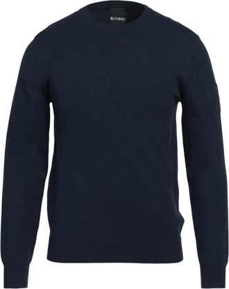 Outhere Sweaters - Heren - Ronde hals truien - Blauw - S - Truien & Vesten