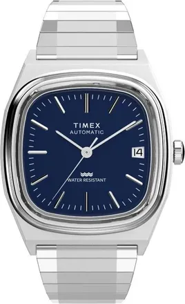 Timex Automatic 1983 E-Line Reissue 34mm - men - stainless steel - One Size - Blue