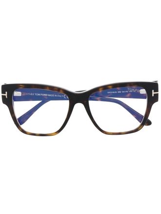 Tom Ford Eyewear FT5745B square-frame glasses - women - Acetate - 54 - Brown