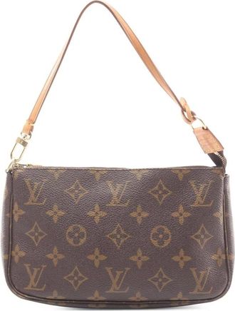 Louis Vuitton Pre-owned Handbags, female, Brown, Size: ONE SIZE Pre-owned Pochette Accessories Bag