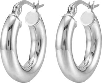 The M Jewelers NY Small Ravello Hoop Earrings in Silver at Nordstrom