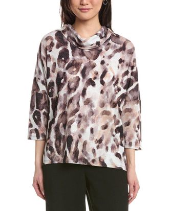 Joseph Ribkoff Cowl-Neck Knit Top
