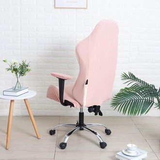 OEM Juego De Fundas Para Silla Gaming, Con 2 Fundas Para Reposabrazos, Funda Para Silla, Para Gamers Y Oficina, Rosa, Universal, 4 Piezas