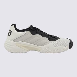 Yohji Yamamoto White And Grey Sneakers