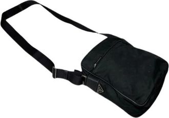 Prada Pre-owned Cross Body Bags, female, Black, Size: ONE SIZE Pre-owned Vintage Cross Body Bag