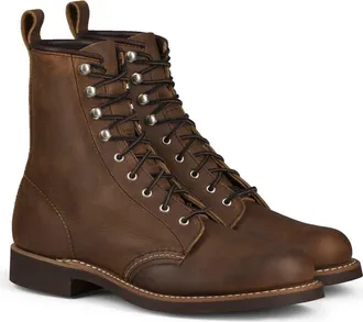 Red Wing Shoes Silversmith Boot in Copper Rough And Tough at Nordstrom, Size 7.5