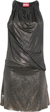 Diesel D-Karam Mini Jurk - Dames - Korte kleedjes - Zwart - S - Spandex - Kleedjes