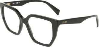 Liu Jo Optisch Montuur - Dames - Accessoires - Zwart - Maat: 53 MM Leer