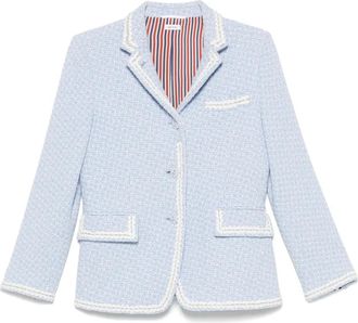 Thom Browne Blazer in tweed - Blu
