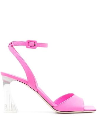 Giuseppe Zanotti transparent-heel detail sandals - Pink