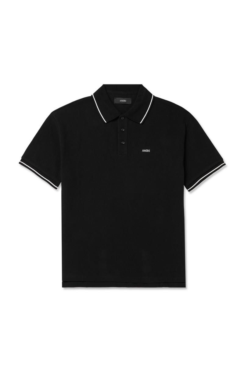 Tシャツ・カットソー AMIRI FW25 AMIRI POLO (AMJYPO1018 BLACK) Vintage Amiri Lounge Tee - Black – Feature