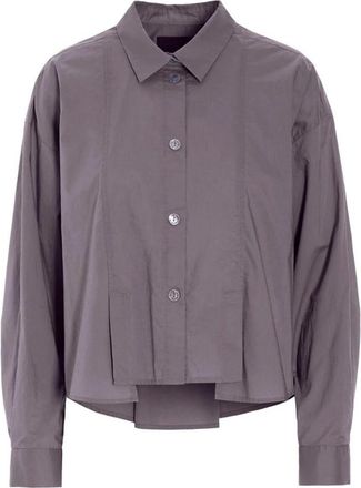 Bitte Kai Rand Shirts - Dames - Overhemden - Grijs - 2XL - Katoen - Overhemden