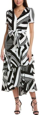 Karl Lagerfeld Karl Lagerfeld Tiered Midi Dress