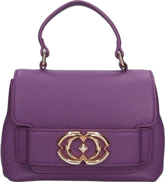La Carrie Grace Hand Leren Tas - Dames - Handtassen - Paars - ONE Size - Leer - Tassen