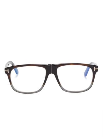 Tom Ford Eyewear Occhiali squadrati - Marrone